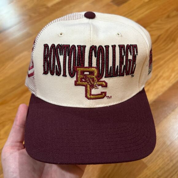 Vintage Boston College Snapback Hat Sports Specialties Laser 90s NEW RARE